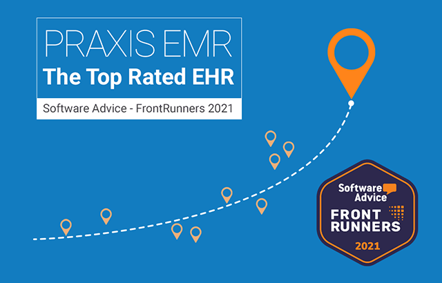 Praxis EMR - The Top Rated EHR - FrontRunners 2021 - Top Electronic Medical Records Software - 2021 Reviews
