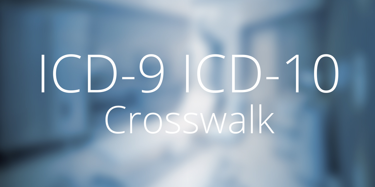 ICD-9 ICD-10 Crosswalk