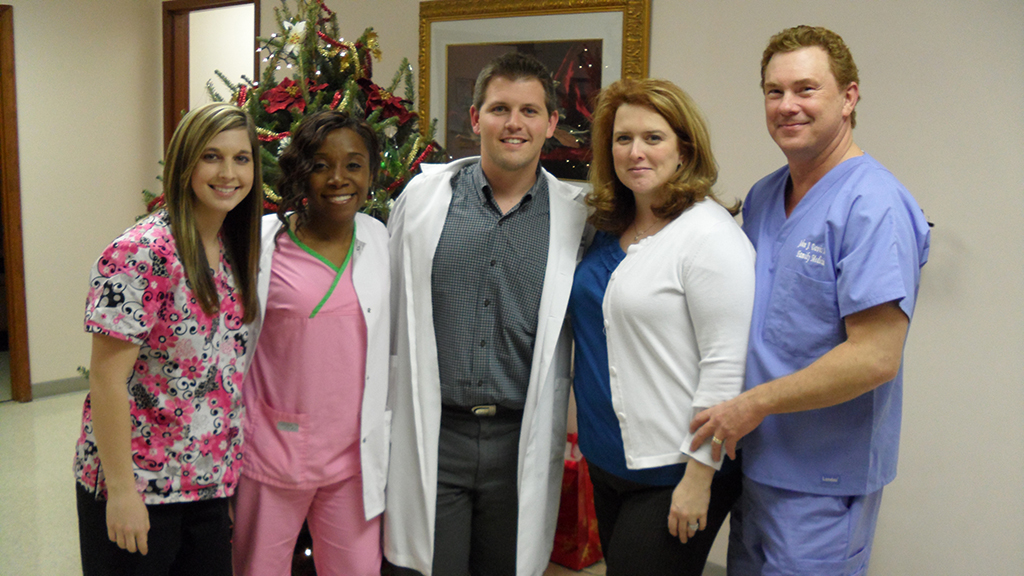 Dr. John Davis and his staff