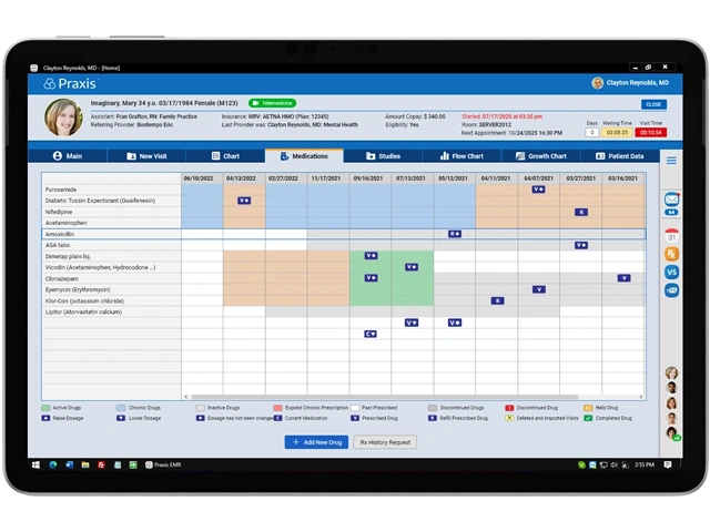 Praxis EMR is flexible, Intuitive, easy to use, and fast.