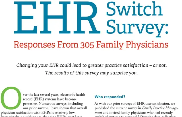 Praxis is Rated #1 by Physicians when switching EHRs