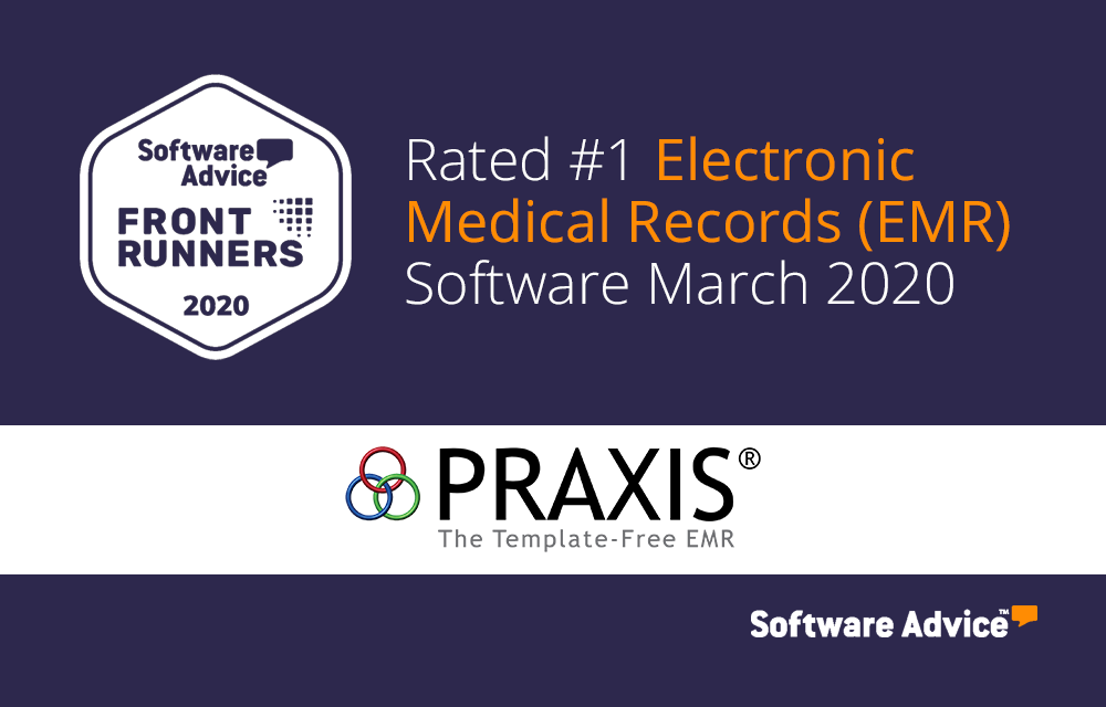 Software Advice Ranks Praxis #1 in EHR Usability 