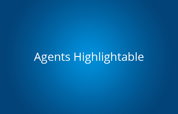 Agents Highlightable