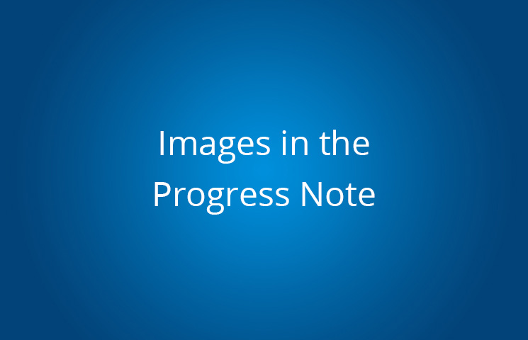 Images in the Progress Note