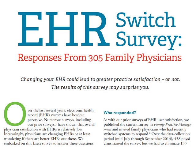 Praxis is Rated #1 by Physicians when switching EHRs